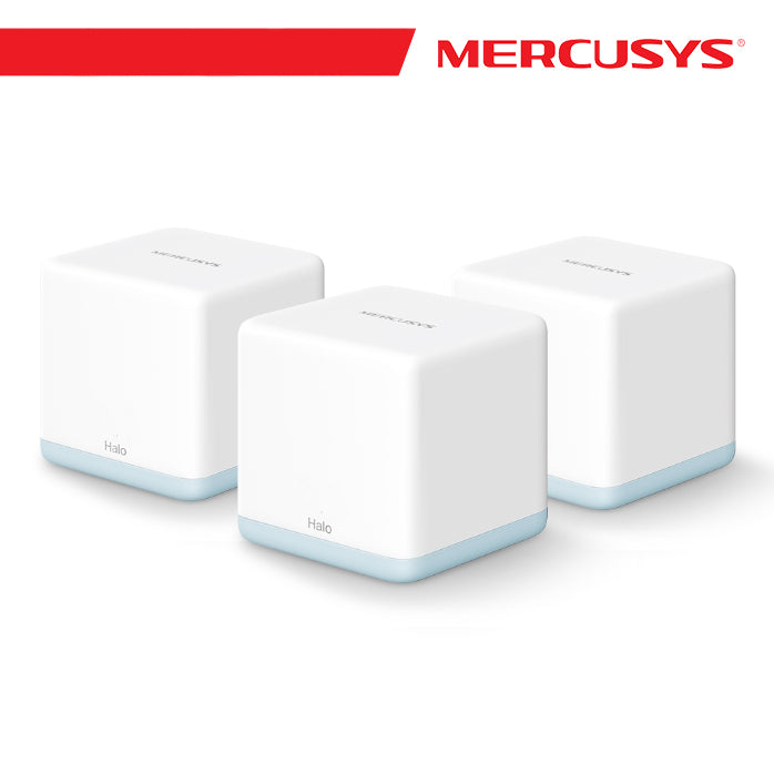 Sistema Wi-Fi Mesh Mercusys Halo H30 AC1200 Dual Band (3-Pack)