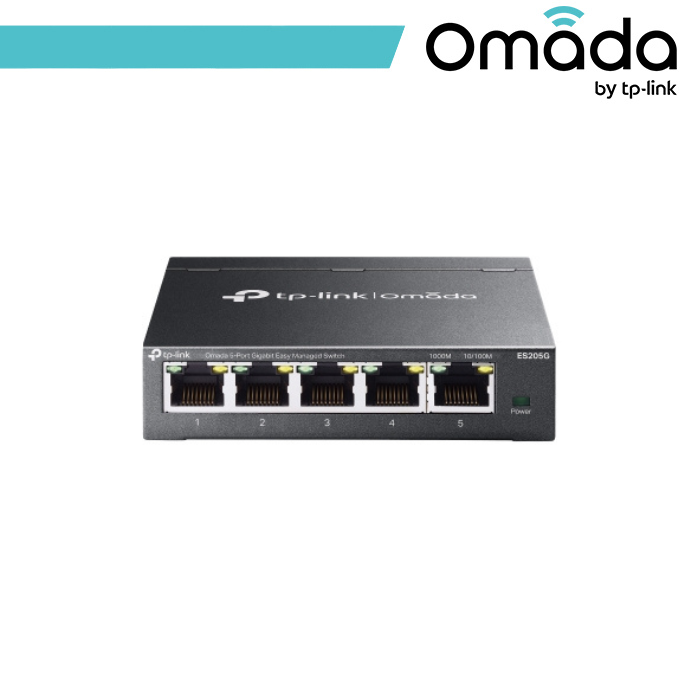 Switch Gigabit 5 Porte TP-Link Omada ES205G Easy Managed