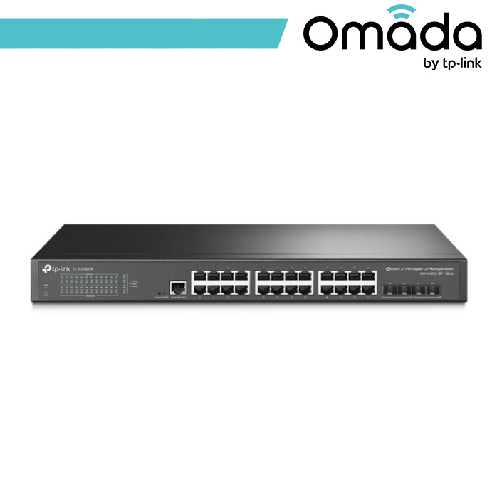 Switch Managed L2+ Omada SG3428X 24 Porte Gigabit e 4 SFP+ 10G