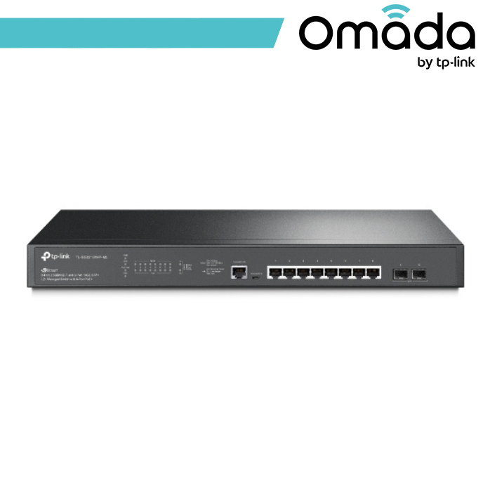 Switch Managed 2.5G Omada SG3210XHP-M2 8 Porte PoE+ e 2 SFP+