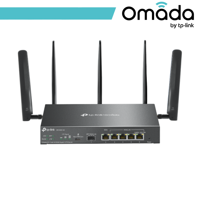 Router VPN Gigabit TP-Link Omada ER706W-4G Wi-Fi 6 AX3000