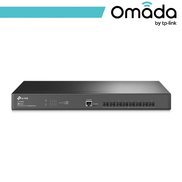 Switch Managed Fibra 10G Omada SX3008F 8 Porte SFP+