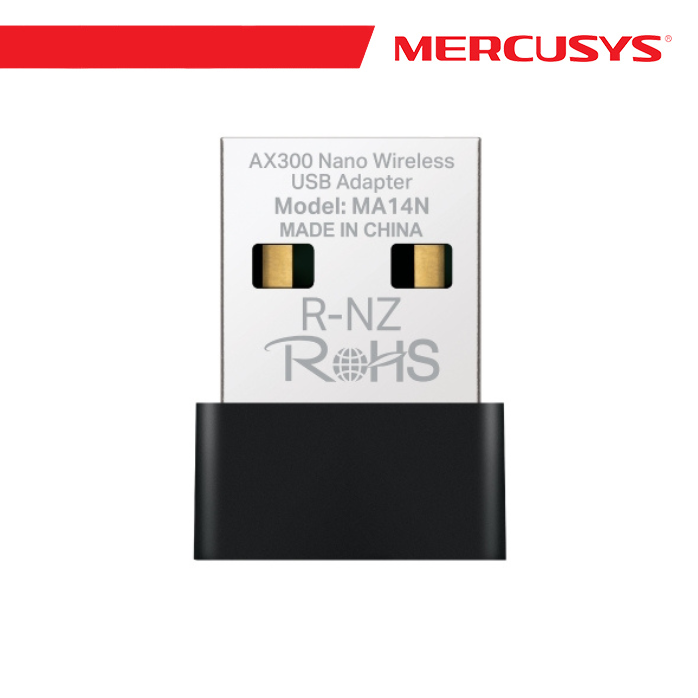 Adattatore USB Wi-Fi N300 Nano Mercusys MA14N Ricevitore Wireless Mini