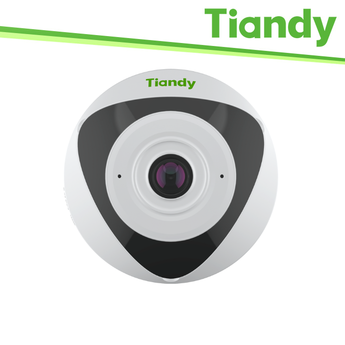 Telecamera IP Fisheye 5MP Tiandy 1.4mm Grandangolare PoE TC-C35VN