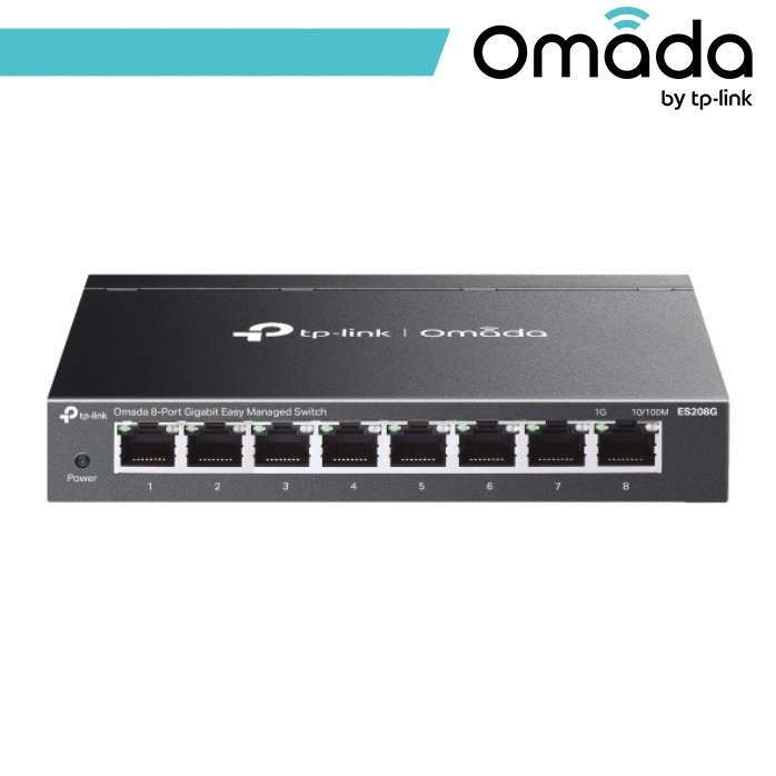 Switch Gigabit 8 Porte TP-Link Omada ES208G Easy Managed