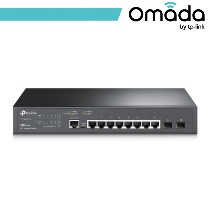 Switch Managed L2 Omada SG3210 8 Porte Gigabit e 2 Slot SFP