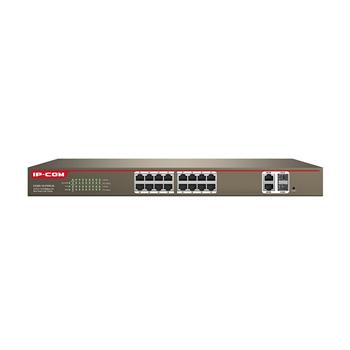 Switch Managed PoE 16 Porte 10/100 + 2 Gigabit Combo IP-COM S3300