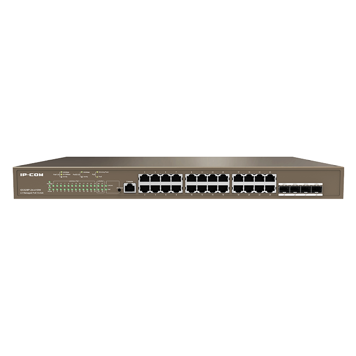 Switch PoE L3 Managed 24 Porte Gigabit + 4 SFP G5328P-24-410W