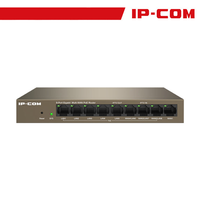 Switch PoE+ Gigabit IP-COM M20-8G-PoE 8 Porte 95W Cloud Managed