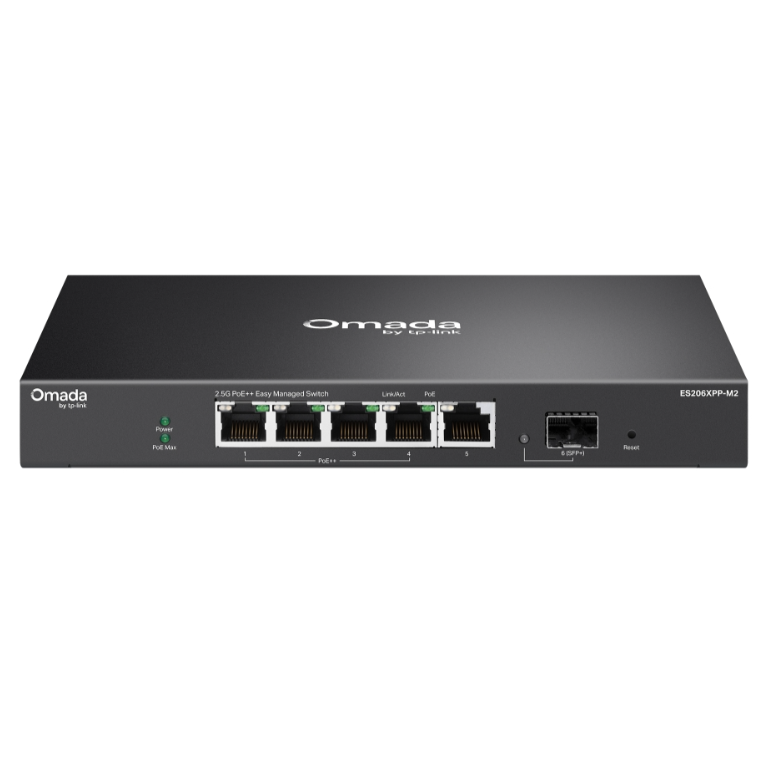 Switch Multi-Gigabit 2.5G PoE++ TP-Link Omada ES206XPP-M2