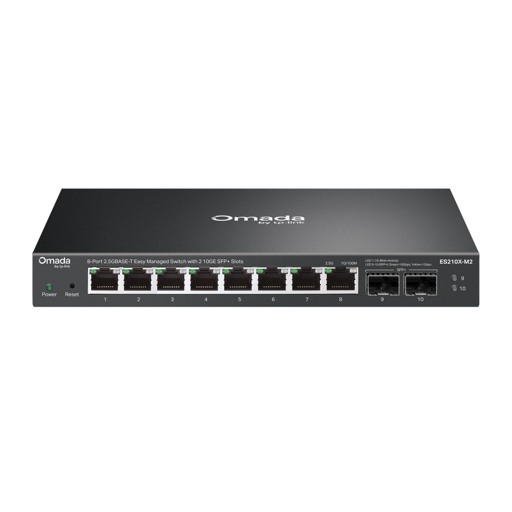 Switch Multi-Gigabit 2.5G TP-Link Omada ES210X-M2 con 2 SFP+ 10G