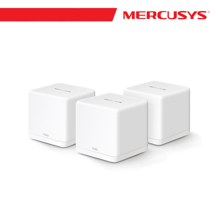 Sistema Wi-Fi 6 Mesh Mercusys Halo H60X AX1500 (3-Pack)