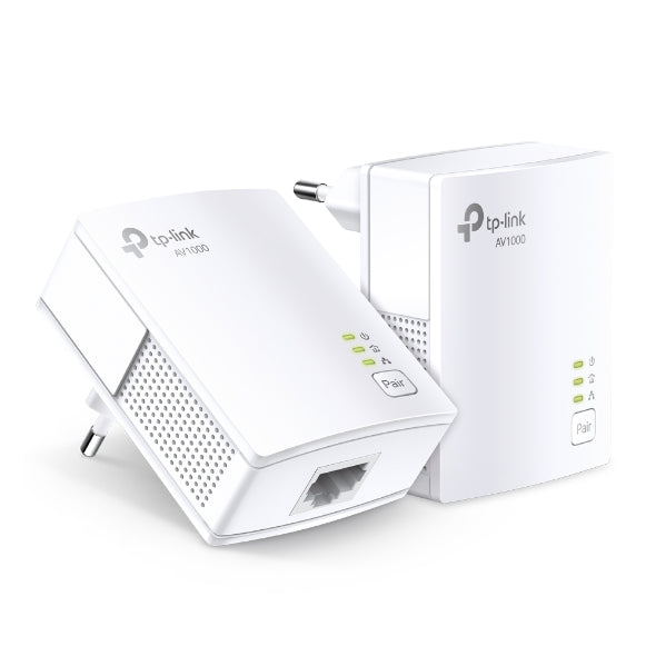 TP-Link TL-PA7017 KIT Kit Powerline AV1000 1 Porta Gigabit Plug & Play