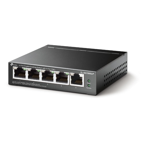 Switch Gigabit PoE+ 5 Porte TP-Link TL-SG1005LP Desktop