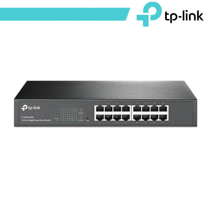 Switch Gigabit Easy Smart 16 Porte TP-Link TL-SG1016DE