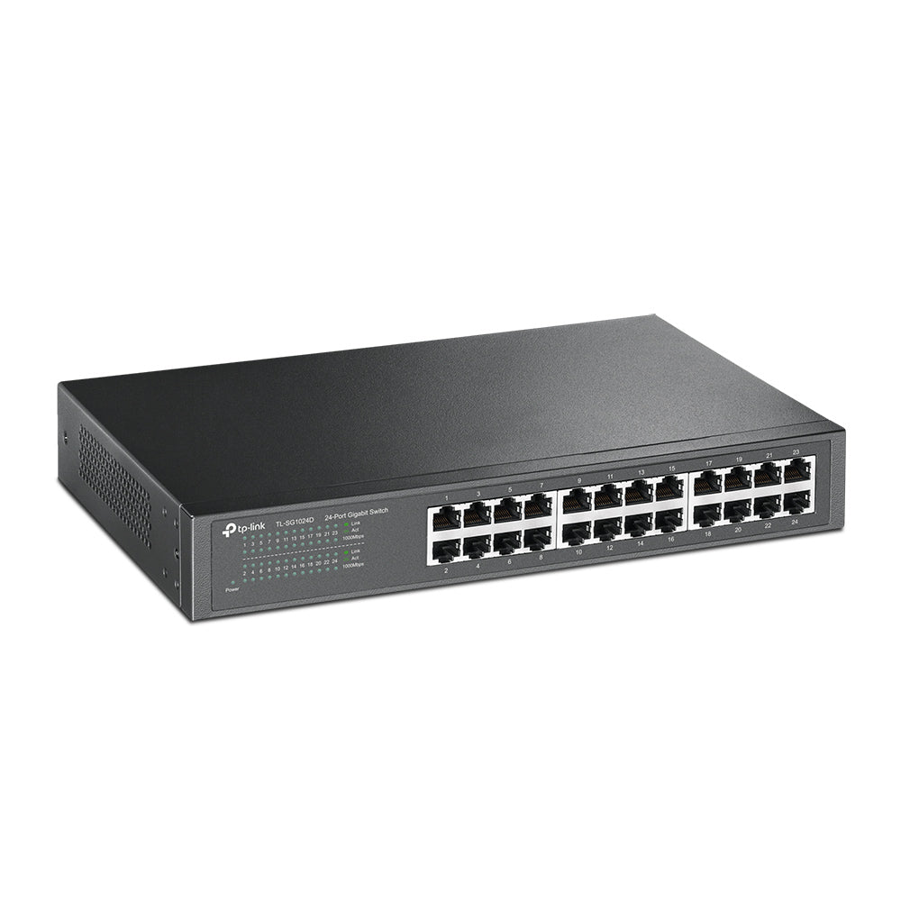Switch Gigabit 24 Porte TP-Link TL-SG1024D Case in Acciaio