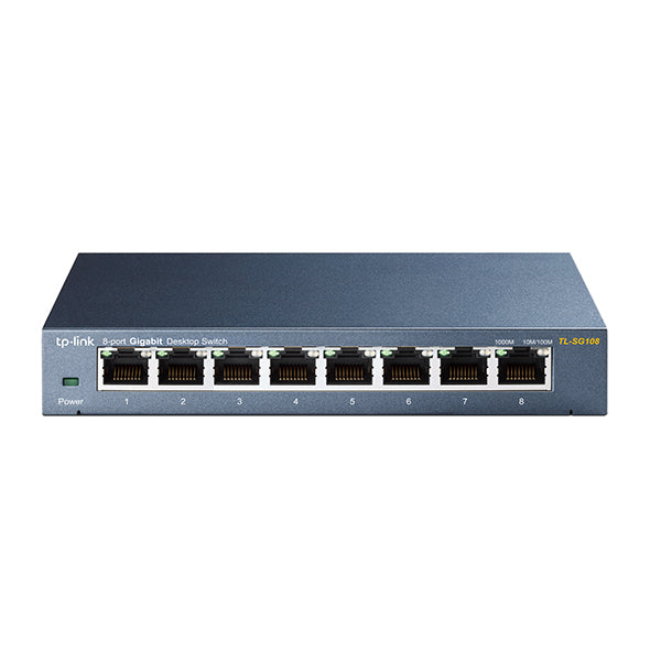 Switch Gigabit 8 Porte TP-Link TL-SG108 Desktop Plug & Play