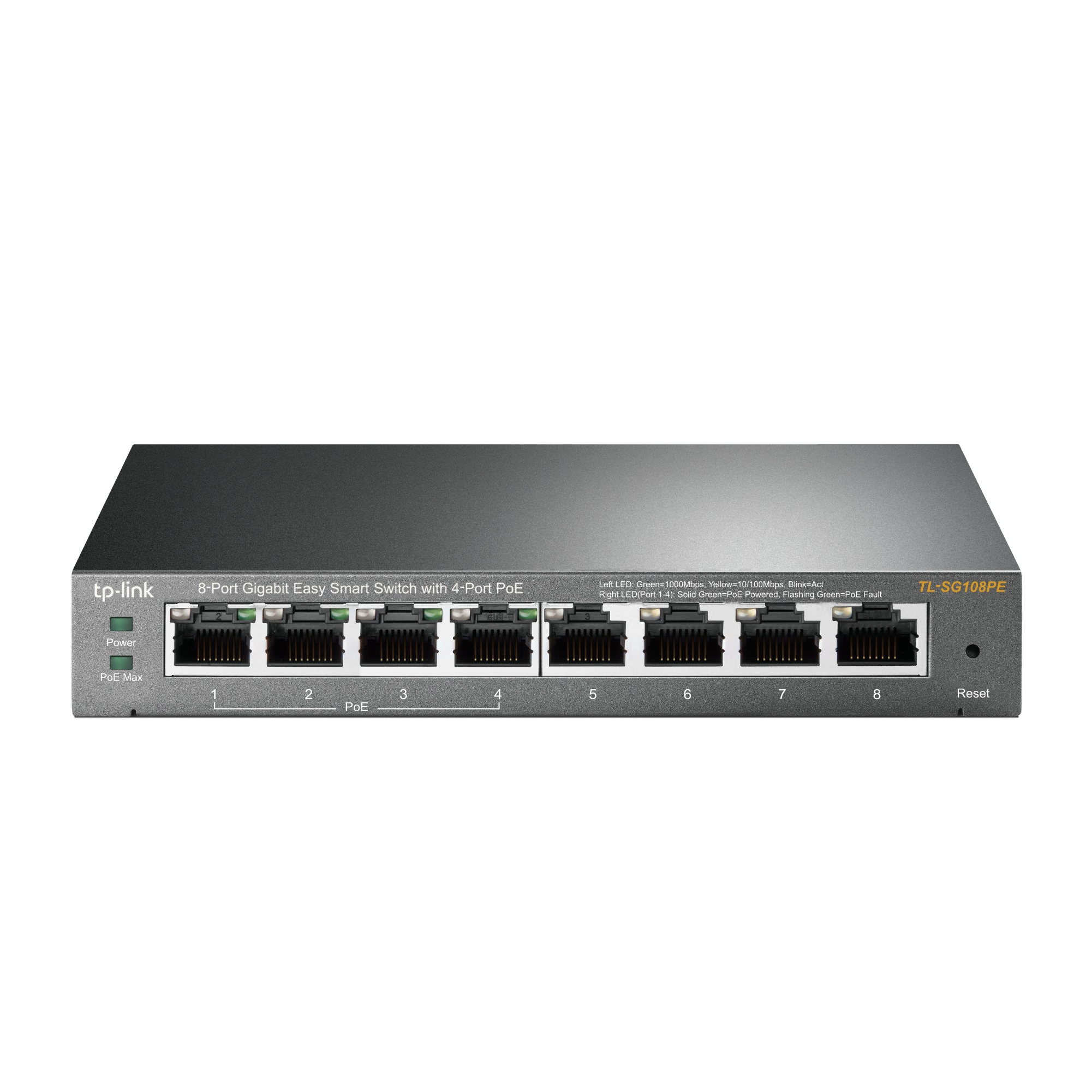 Switch Smart Gigabit 8 Porte TP-Link TL-SG108PE con 4 Porte PoE