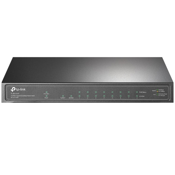 Switch Gigabit PoE+ 10 Porte TP-Link TL-SG1210P con 1 SFP