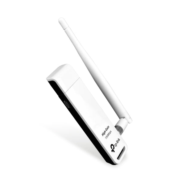 Adattatore Wi-Fi USB N150 TP-Link TL-WN722N con Antenna Esterna High Gain