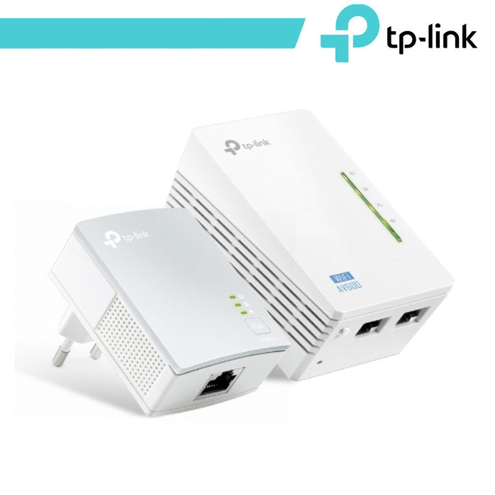 TP-Link TL-WPA4220 KIT Kit 2 Powerline WiFi AV600 300Mbps 3 Porte LAN