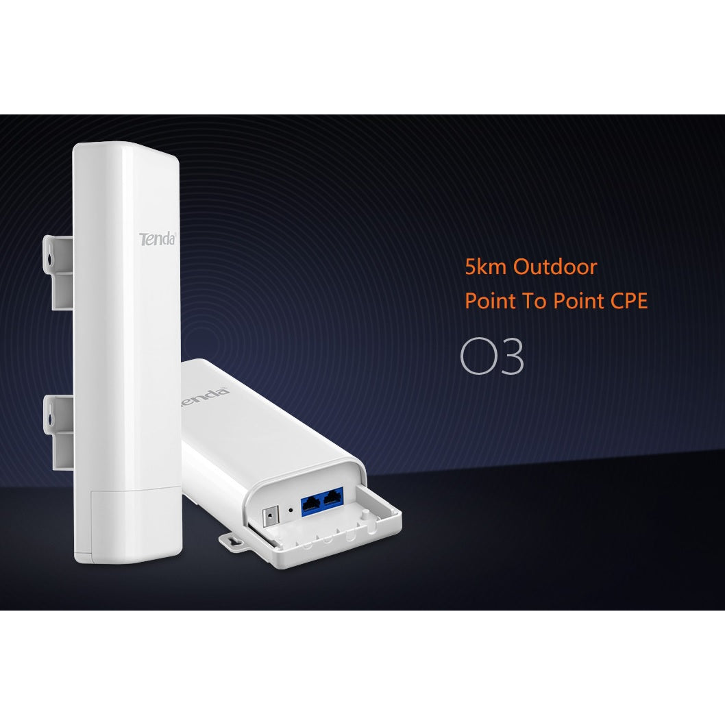 Access Point Outdoor Tenda O3 CPE 2.4GHz 150Mbps PtP PtMP 5km