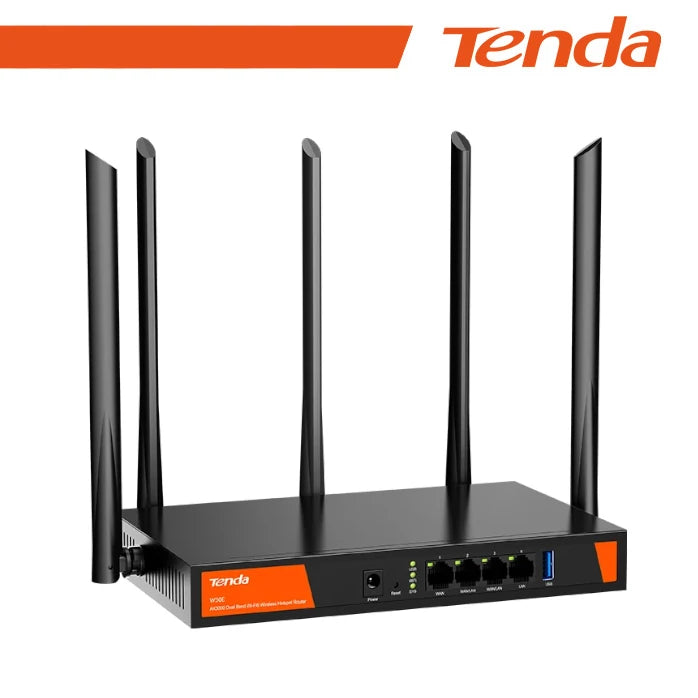 Router WiFi Tenda W30E AX3000 Hotspot Wireless Dual Band