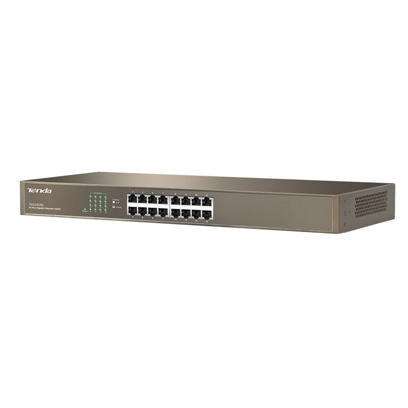 Switch Gigabit 16 Porte Rackmount Tenda TEG1016G Unmanaged