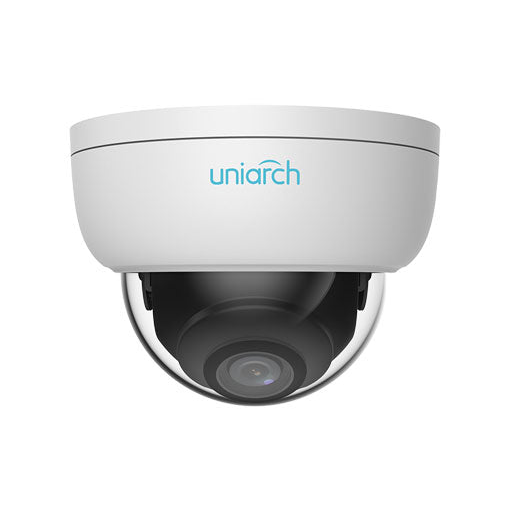 Telecamera IP Dome 2MP Uniarch 2.8mm Audio Integrato IK10
