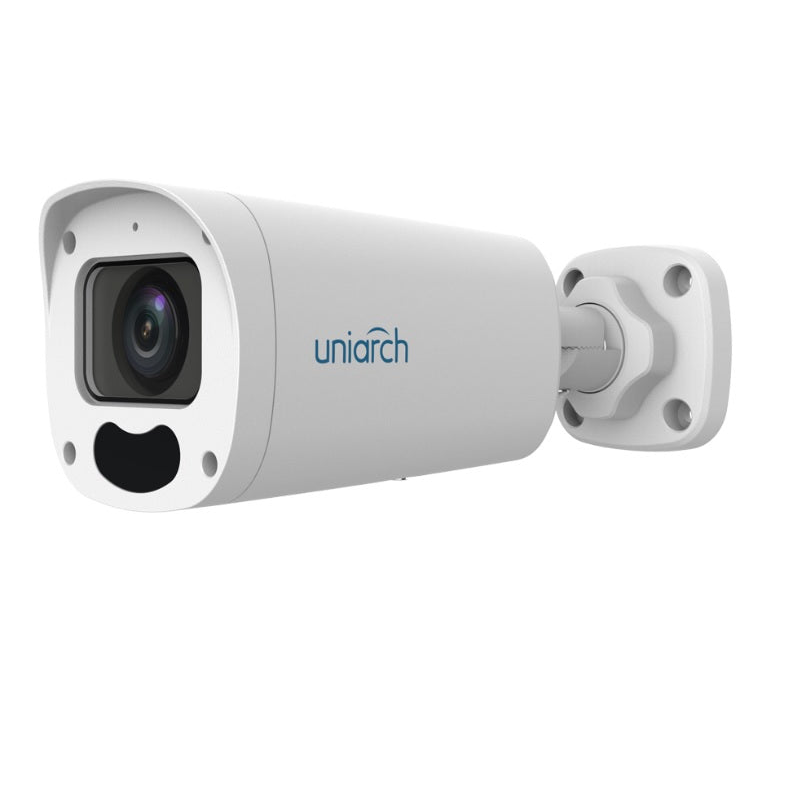 Telecamera IP Bullet 4MP Uniarch Varifocale Motorizzata Audio
