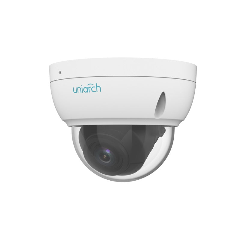 Telecamera IP Dome 4MP Uniarch Varifocale Motorizzata Audio IK10