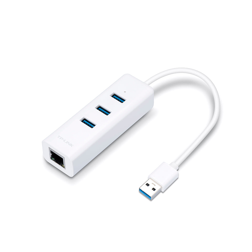 Hub USB 3.0 con Adattatore Ethernet Gigabit TP-Link UE330 3 Porte