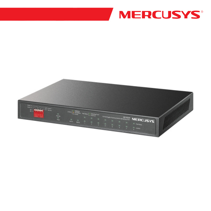 Switch Gigabit PoE+ 10 Porte Mercusys MS110GMP Desktop