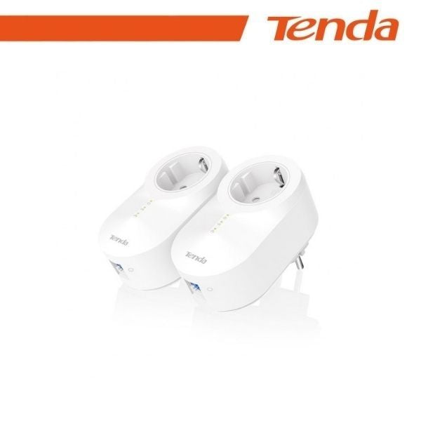 Kit Powerline Gigabit AV1000 Tenda PH6 con Presa Passante Passthrough