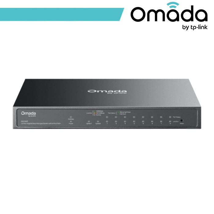 Switch Gigabit PoE+ 10 Porte TP-Link Omada ES210GP Easy Managed