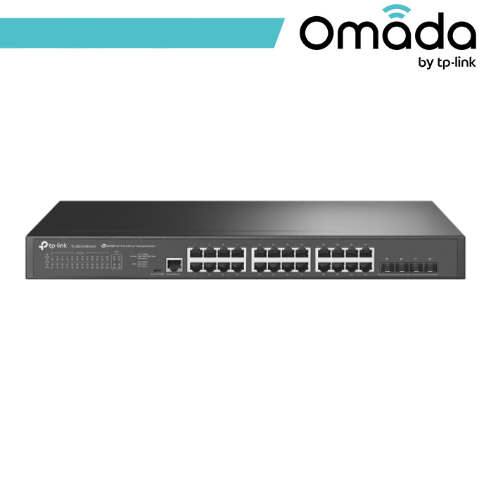 Switch Managed L2+ Omada SG3428X-M2 24 Porte 2.5G e 4 SFP+ 10G